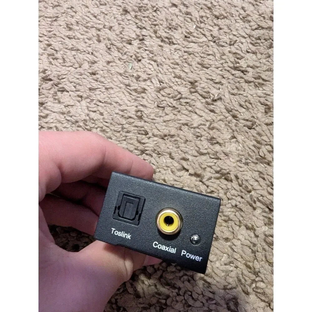 Musou Digital to Analog Audio Converter Toslink Optical Coaxial to rca L/R dac